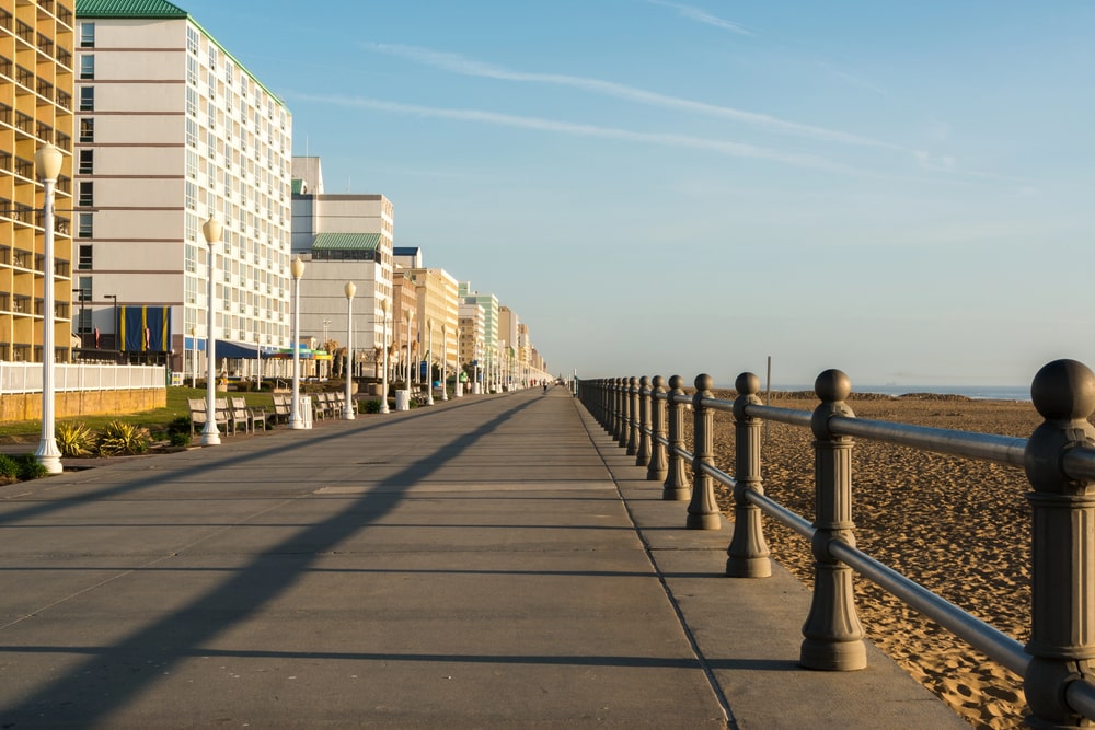 View of Virginia Beach Boardwalk